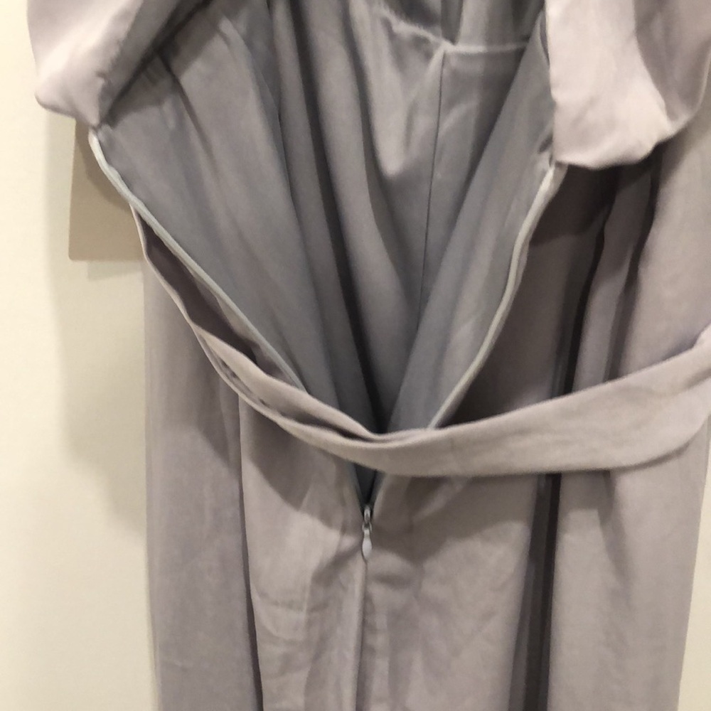 Lulu’s NWT Dance With You Light Grey Jumpsuit 🔥 Highly rated and sold out! - Picture 10 of 12